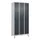 locker voor scheiding van kleding,HxBxD 1950x900x500mm,3vak