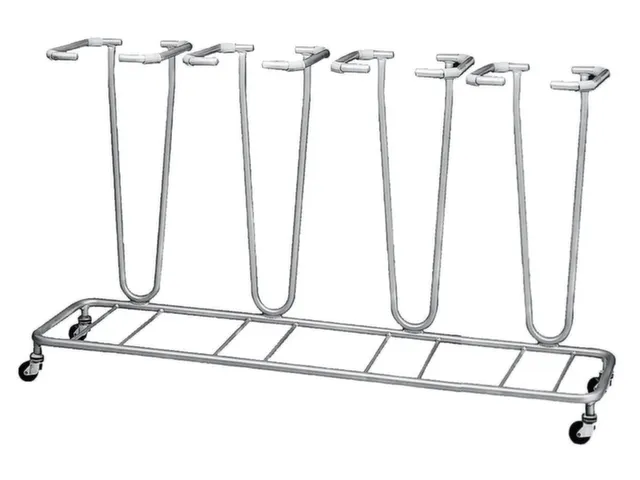 Support Sacs De Tri Sélectif Inox 4Sacs De 70L Fixe