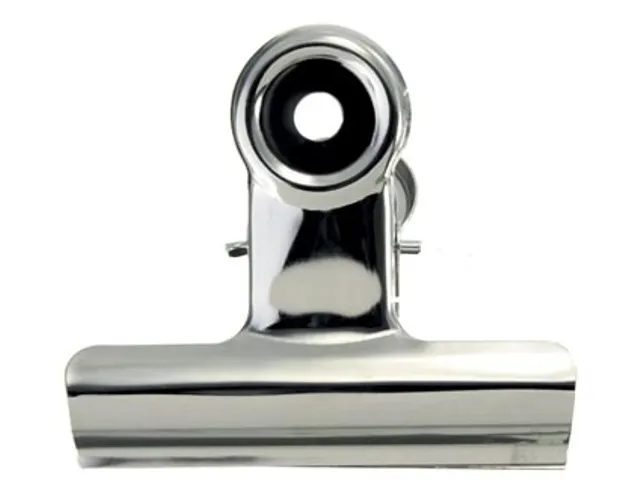 Bulldogclip 38 Mm, Zilver, Doosje Van 10 Stuks