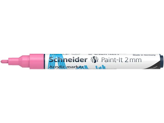 Acrylmarker Schneider Paint-It 310 2mm pastel roze