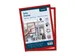 Europel Infokader Zelfklevend A3 2 stuks/Rood