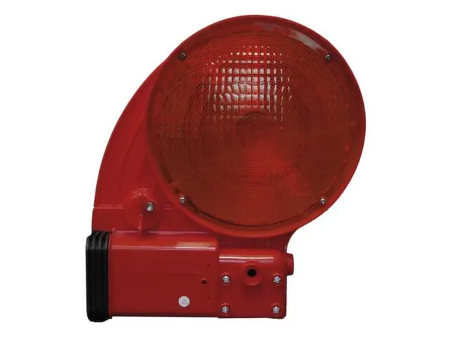 bakenlamp,LED,rood,HxBxD 290x200x85mm,m. schemerautomaat