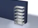 rayonnage modulaire,rayonnage départ,HxlxP 2500x1360x835mm