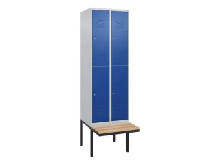 Dubbeldekse dekenkist,HxBxD 2120x600x815mm,2x2vak.,vak B 300mm - 1