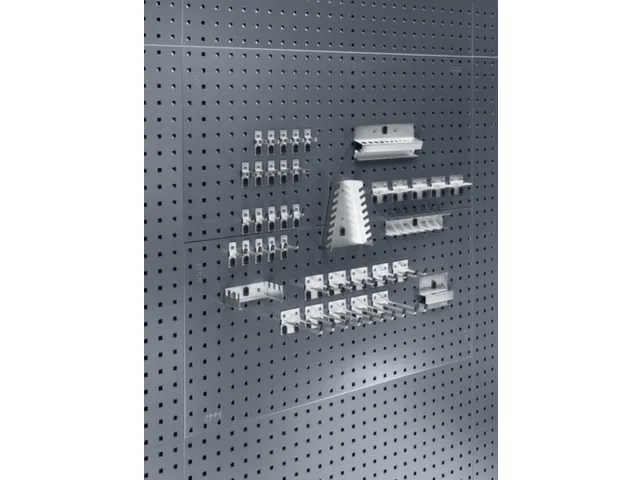 perfoplaat,2xgeperforeerde plaat,blad HxB 991x914mm,plaatstaal,RAL3004