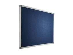 Prikbord 90x120cm Blauwpaars Accent Softline Profiel 16mm