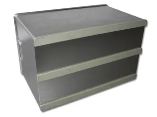 Aluminium Transportbak Hxlxb 288x564x360mm 50 Liter Met Glijlatten - 1