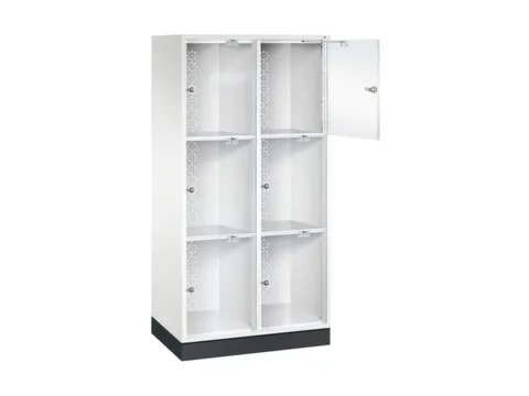 grootvolume-lockersysteem,HxBxD 1750x820x500mm,2x3vakken,cil.-slot
