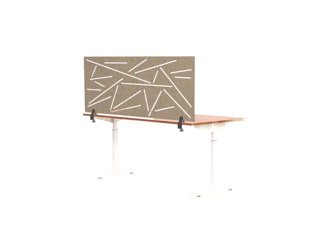 Ecran de séparation acoustique motif découpé 60x160cm Sable