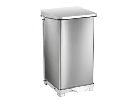Industriële pedaalemmer 45 Liter Mat RVS