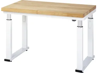 Werkbank elektrisch hoogte verstelbaar 740-1040x1250x700mm beukblad - 2