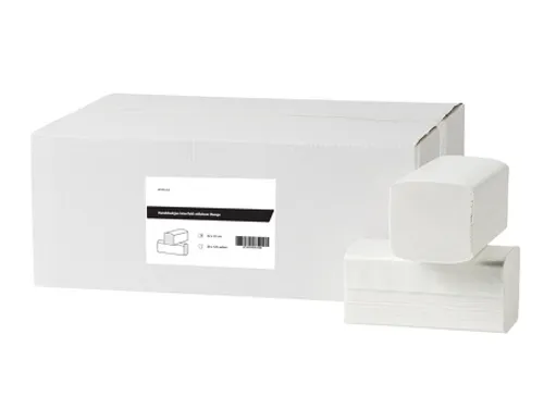 Papieren Handdoek interfold cellulose 3-laags Wit