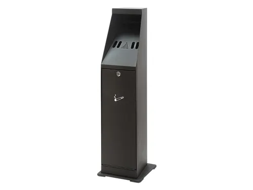 Asbak staand Vepa Bins zuil vrijstaand zwart 31043774
