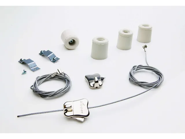 Whitebordophangset (Wand/Plafondrail)