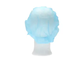 Haarnet CMT bouffant non-woven M 50cm PP blauw 100 stuks - 3