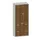 Kantoorkast 1920x800x430mm Decor Romp Lichtgrijs Decor Front Noten