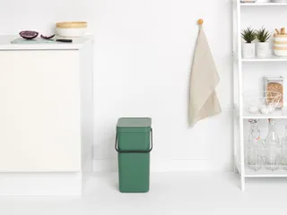 Afvalemmer Sort & Go 16 Liter Groen - 7