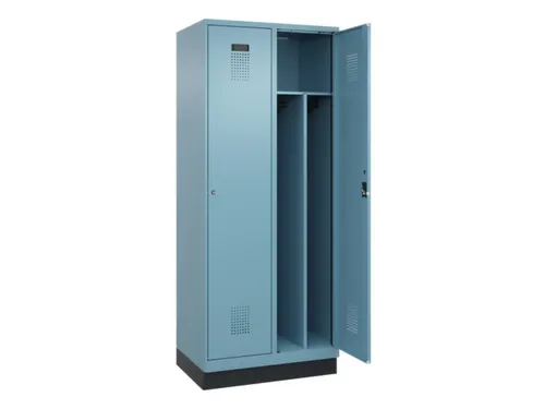 locker voor scheiding van kleding,HxBxD 1950x800x500mm,2vak