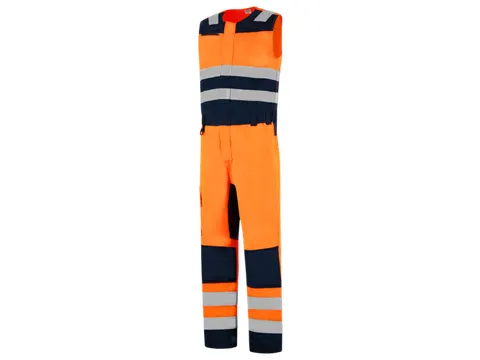 Tricorp 753007 hi-vis Bicolor Bodybroek fluo oranje/blauw maat 58