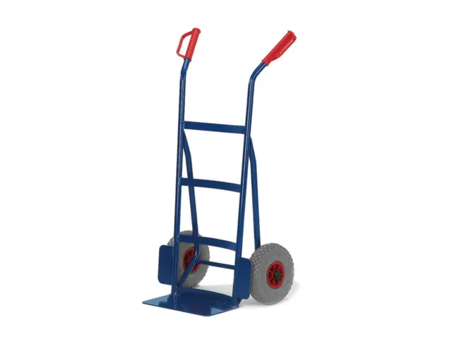 Steekwagen 250Kg Steekplaat 400X180Mm Gewelfd Staal Luchtbanden