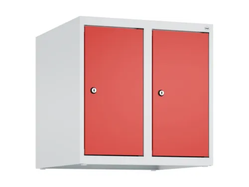 opzetkast,v. locker,2vak.,vak B 250mm,HxBxD 500x500x500mm,vleugeldeur