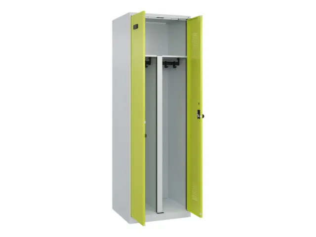 PBM-locker,HxBxD 1850x600x500mm,2vak,vak B 300mm,draaigrendel