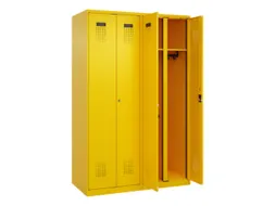 locker voor scheiding van kleding,HxBxD 1850x1200x500mm,4vak