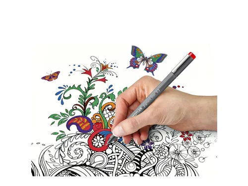Fineliner Staedtler Pigment 308 zwart 0.5mm