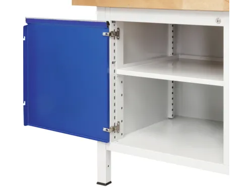 werkbank,HxBxD 840-1040x1250x900mm,beukblad,draagverm. 1250kg,4voeten