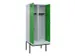 locker met bank,voor scheiding van kleding,HxBxD 2120x800x815mm,2vak
