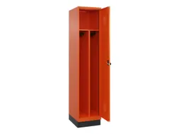 locker voor scheiding van kleding,HxBxD 1950x400x500mm,1vak