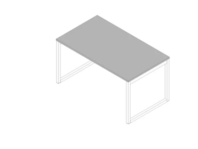 bureau,HxBxD 730x1400x800mm,blad grijs,sledeframe wit