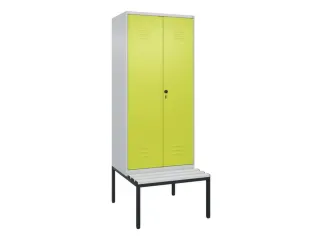 locker voor scheiding van kleding,HxBxD 2120x800x815mm,2vak - 1
