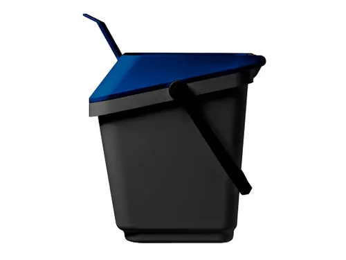 Easymax Afvalbak 35 Liter Grijs Blauw