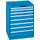 Ladenkast Key 850x717x725mm 8laden 75kg Afwerking Ral5012