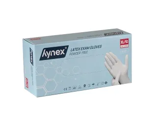 Handschoen Hynex latex XL wit 5gr 100 stuks - 1