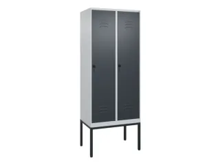 locker,HxBxD 2120x800x500mm,2vak,vak B 400mm,draaigrendel - 1