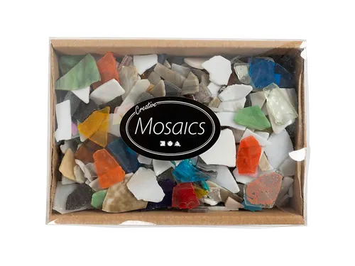 Mozaïek Creativ Company grootte 8-20mm dikte 2-3mm 2kg assorti