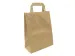 Sac papier kraft avec poignées marron 28x22cm 250 pièces