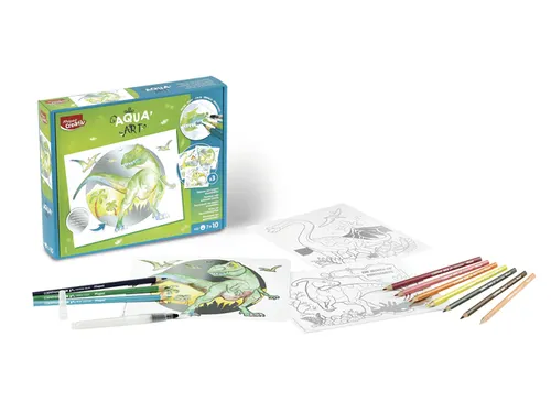 Hobbyset Maped Creativ Aqua'Art dinosaurus 14-delig assorti