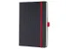 Weekagenda Conceptum A5 2027 (NL/FR/EN/DU) zwart-red Hardcover