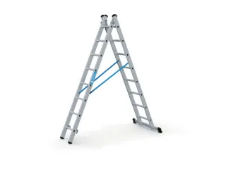 Multifunctionele Reformladder 2-Delig Aluminium L 2 42-4 10M 2X8Treden - 4