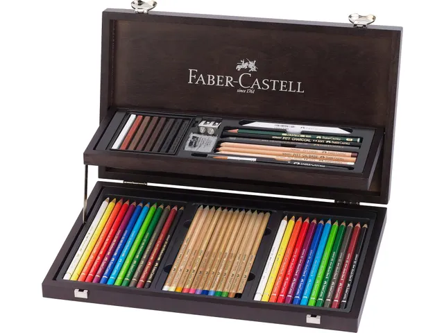 Kleurpotloden Faber-Castell Art&Graphic Compendium mahoniebox