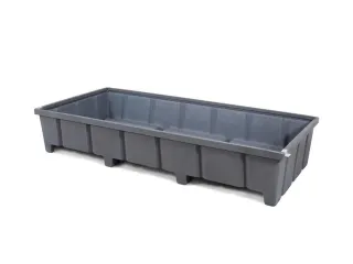 stellingopvangbak,v. palletstelling,v. vak B 2700mm,opvangvol. 1000l - 2
