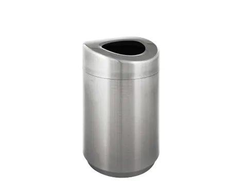 Design Afvalbak 170 Liter RVS