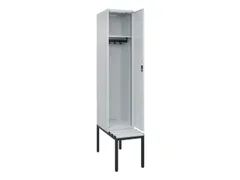 locker met bank,HxBxD 2120x400x815mm,1vak,vak B 400mm,cilinderslot