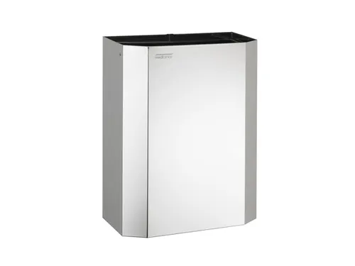 Afvalbak RVS Hoogglans 25 Liter Open