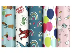Inpakpapier Rotolux Rosie 200x70cm assorti