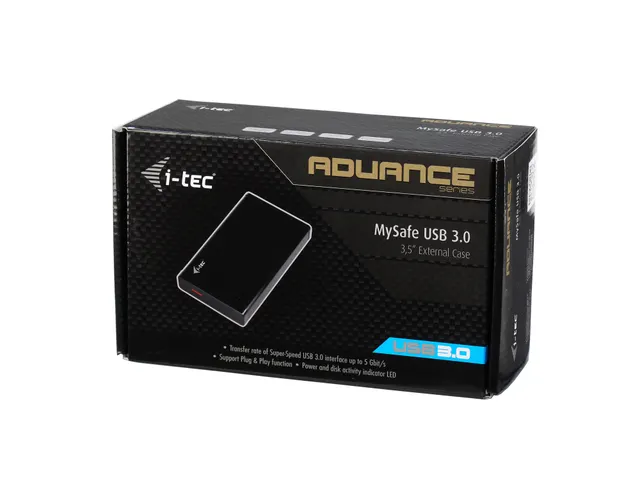 i-tec MYSAFE35U401, HDD-behuizing, 3.5 inch, SATA, SATA II, SATA III,