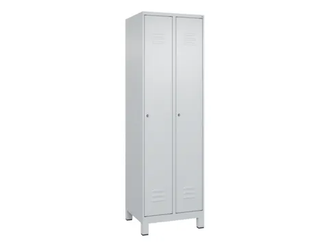 armoire vestiaire noir et blanc HxlxP 1950x600x500mm 2compart.